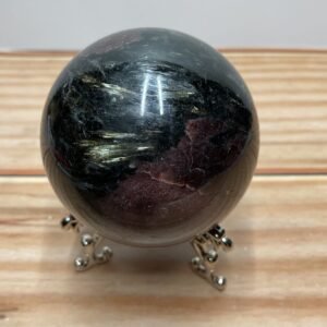Garnet in Astrophyllite Sphere