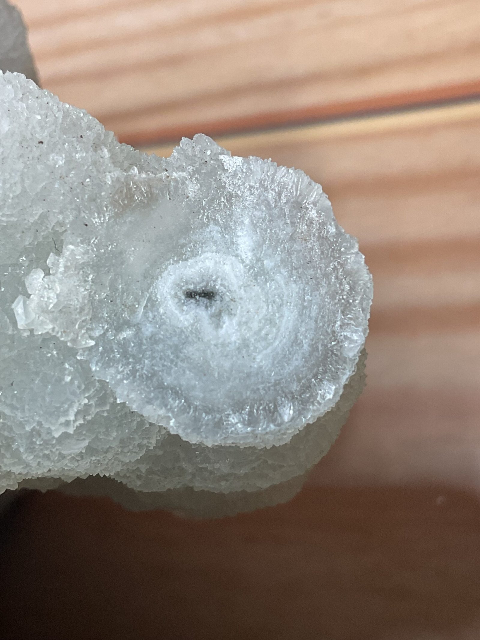 Large Chalcedony Stalactite Cluster with Peach Stilbite - Image 17