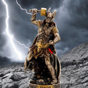 Mini Thor God of Thunder & Lightning Figurine