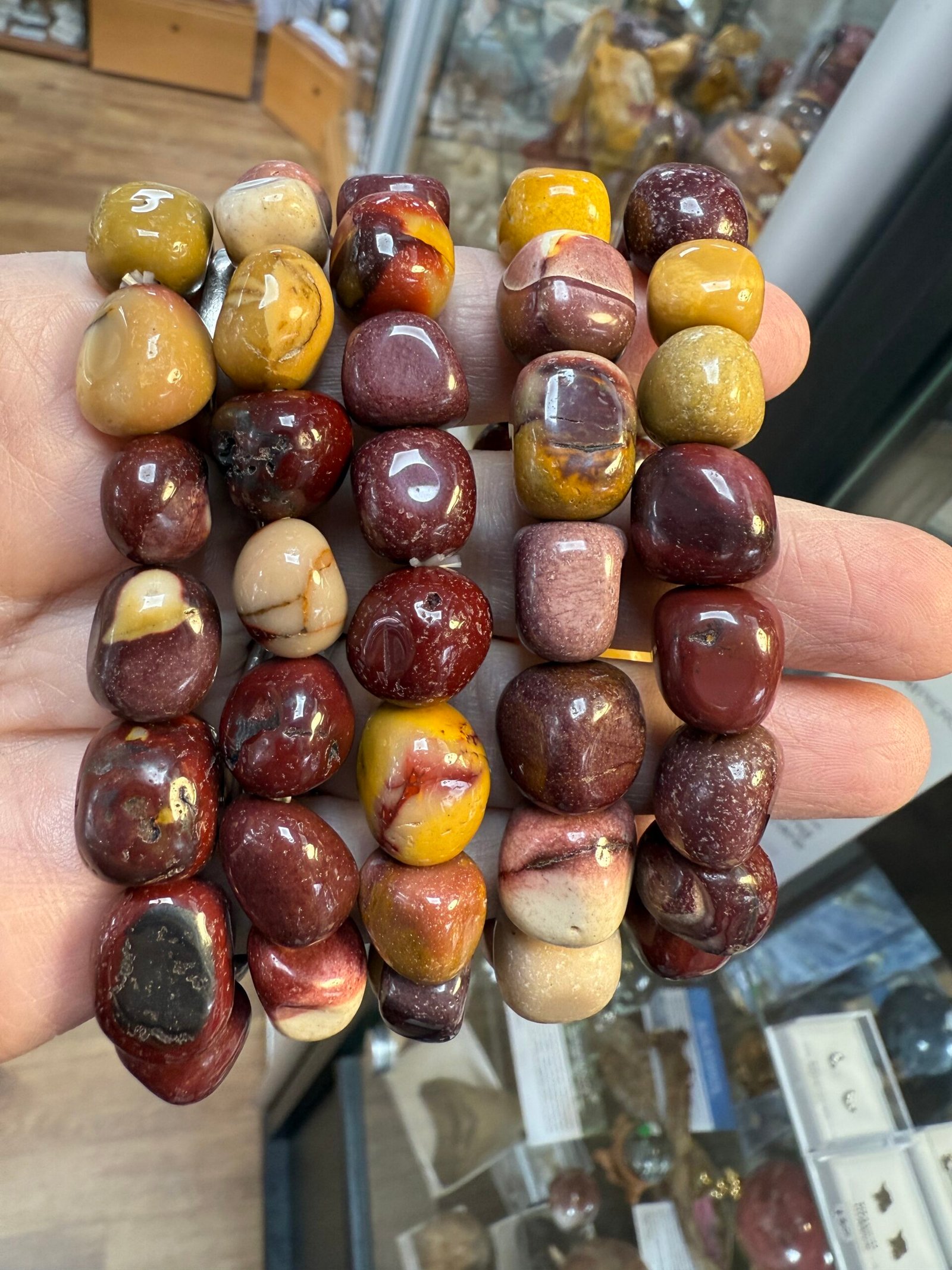 Mookaite Tumble Stone Bracelet