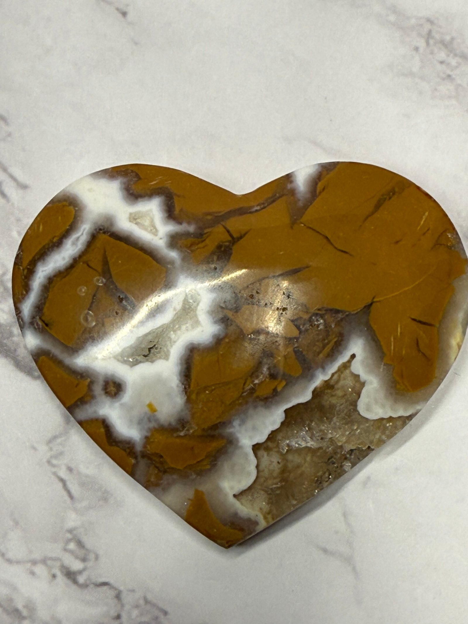 Brecciated Jasper Heart