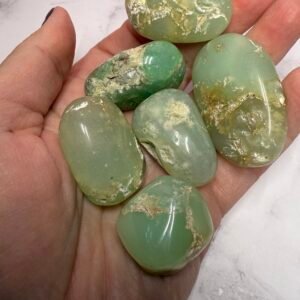Large Indonesian Chrysoprase Tumble Stone