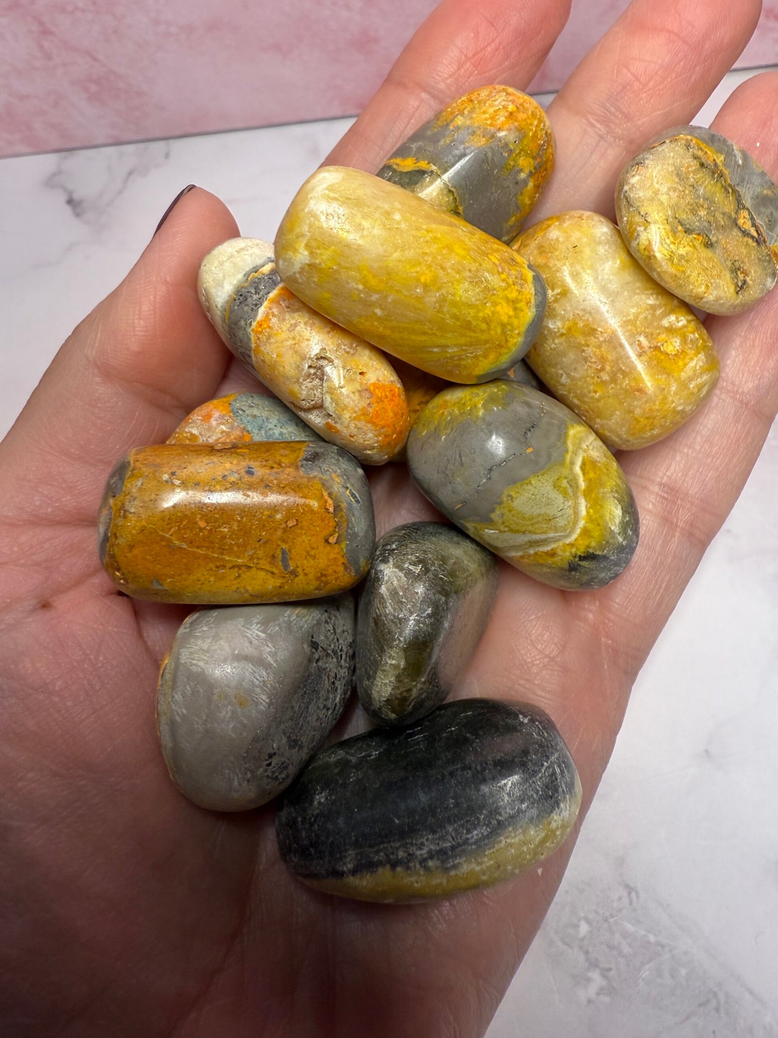 Bumblebee Jasper Tumble Stone