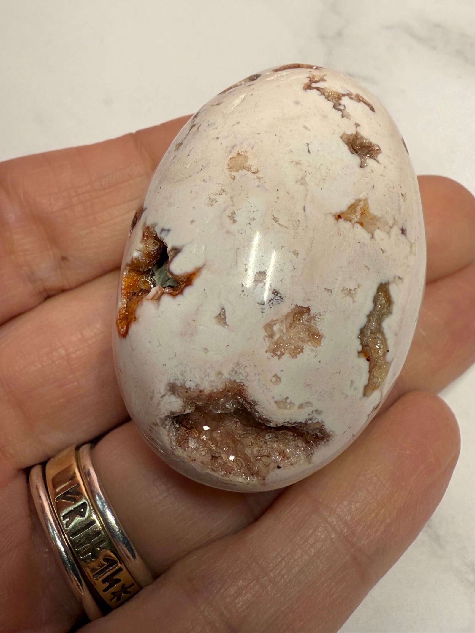 Extra Large Indonesian Pink Carnelian Tumble Stone