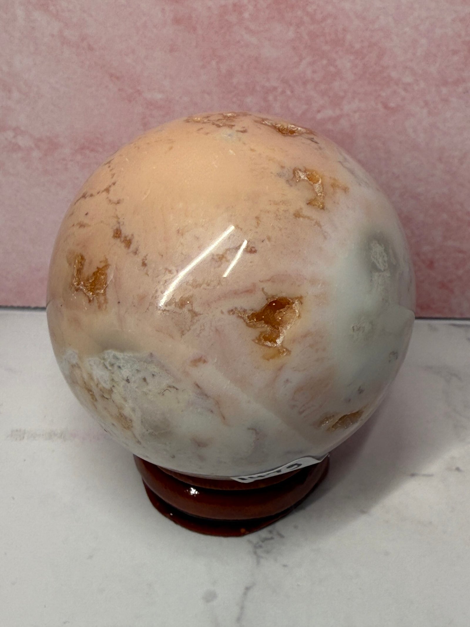 Pink Carnelian Sphere