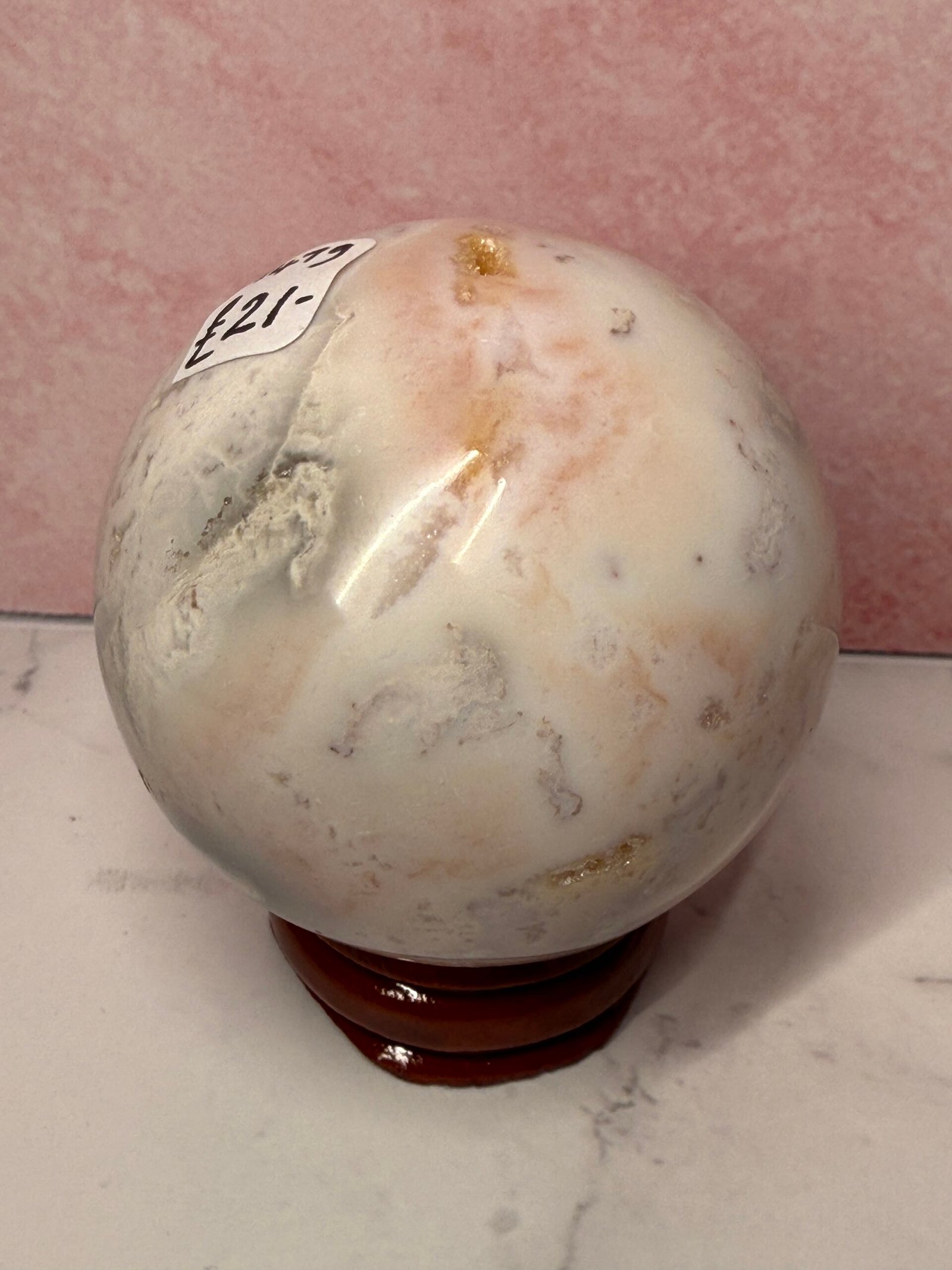 Pink Carnelian Sphere - Image 4