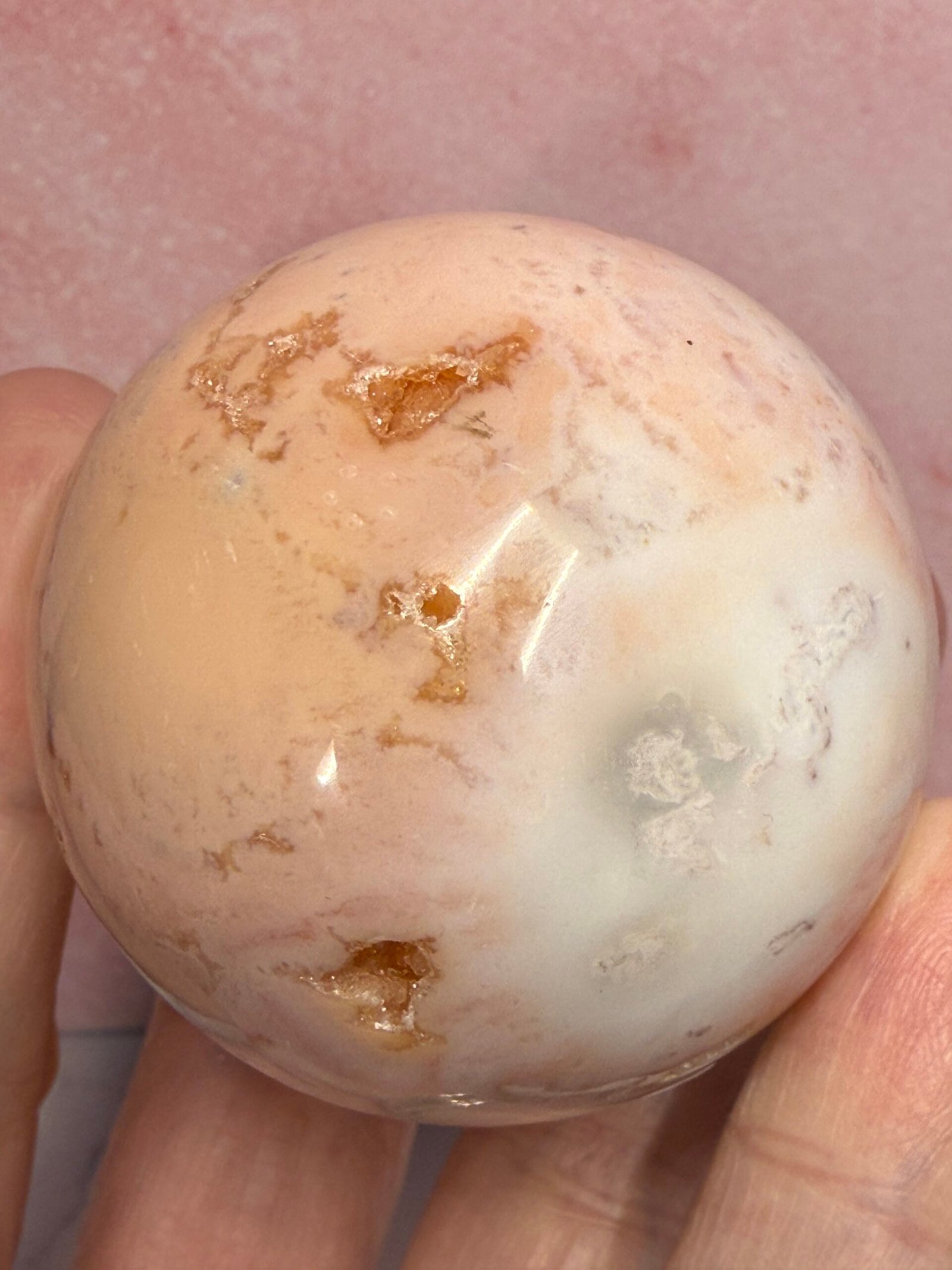 Pink Carnelian Sphere - Image 7