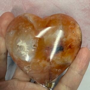 Pink Carnelian Heart