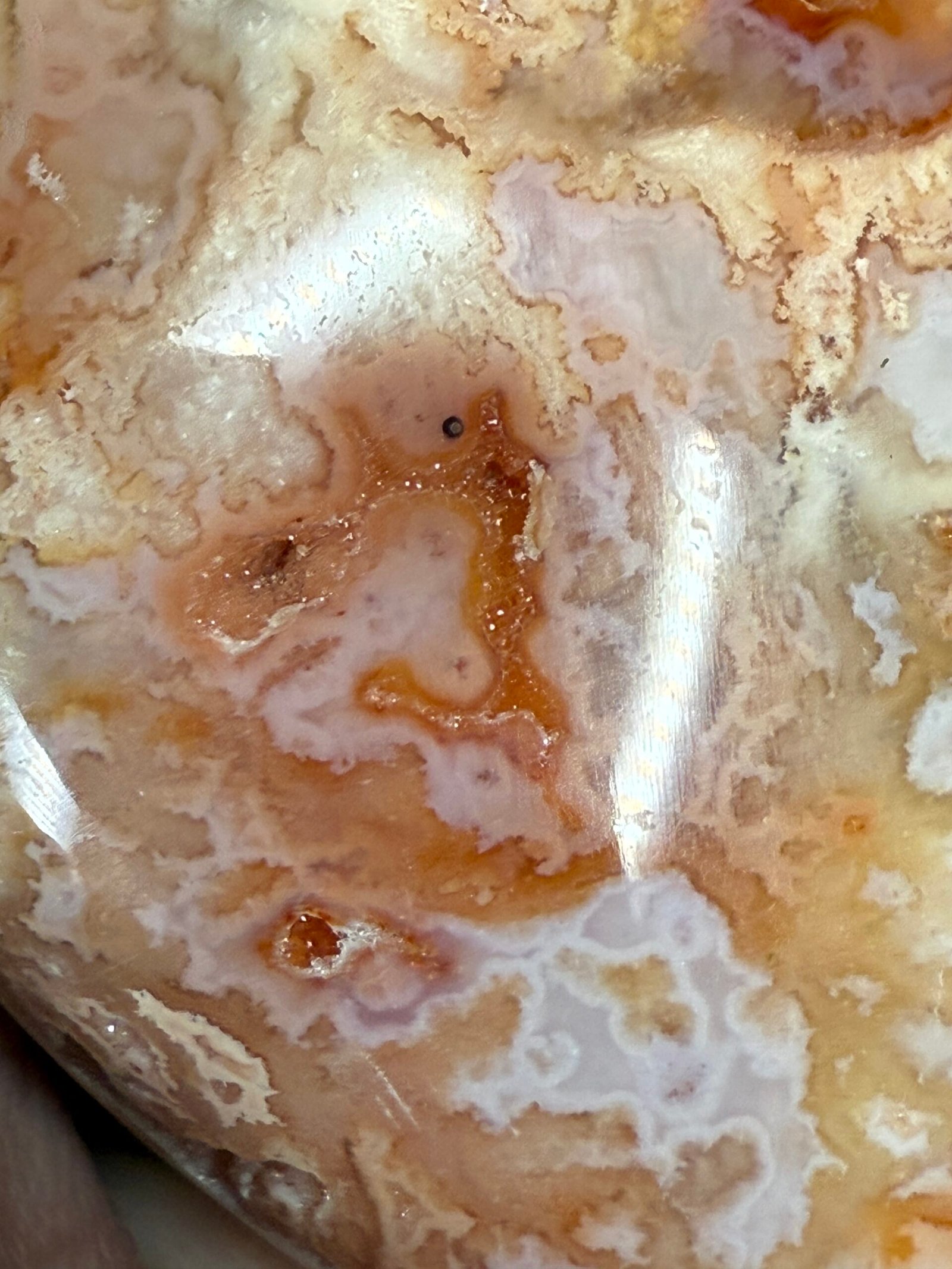 Pink Carnelian Heart - Image 7