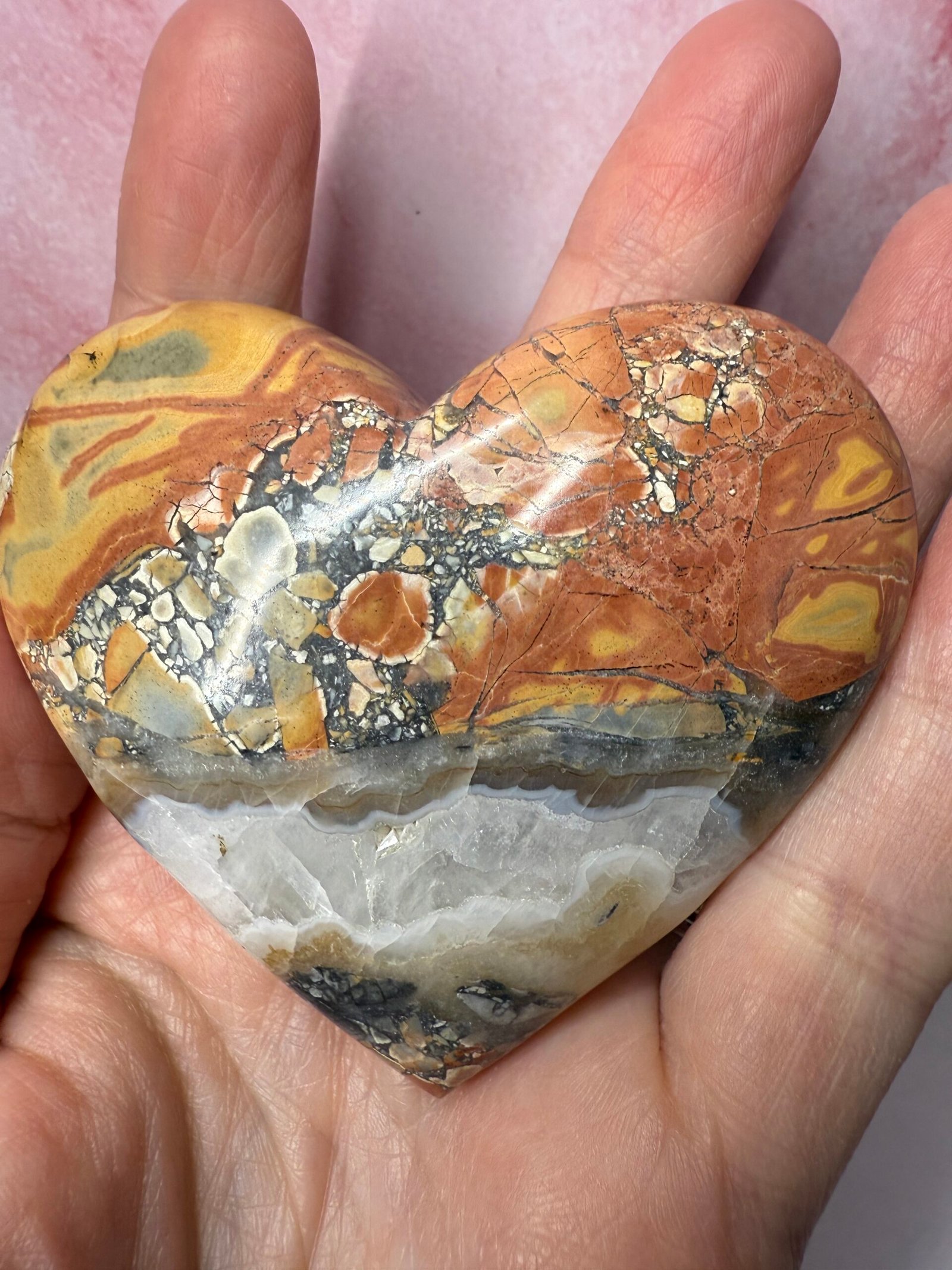 Maligano Jasper Large Heart