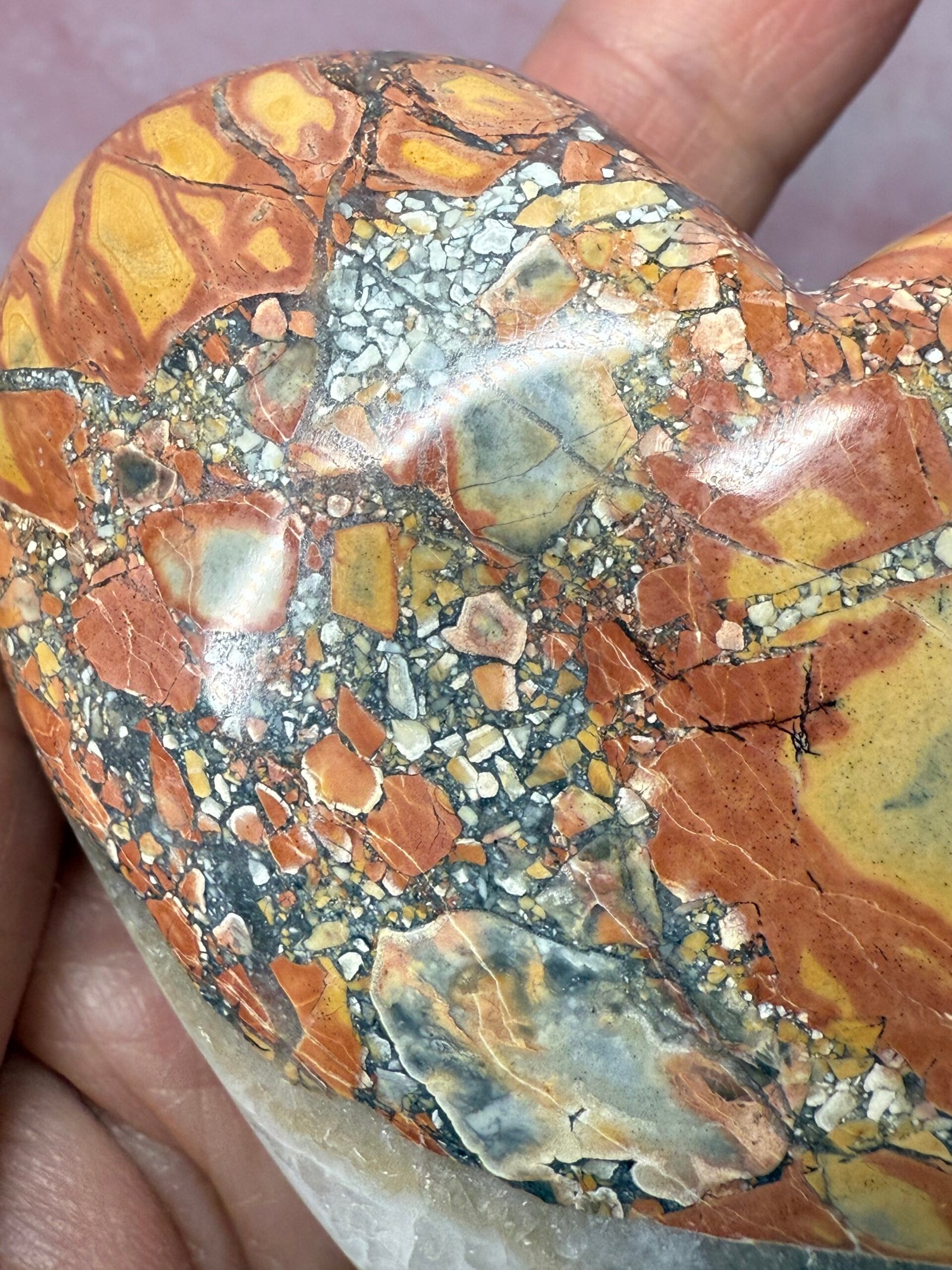 Maligano Jasper Large Heart - Image 5