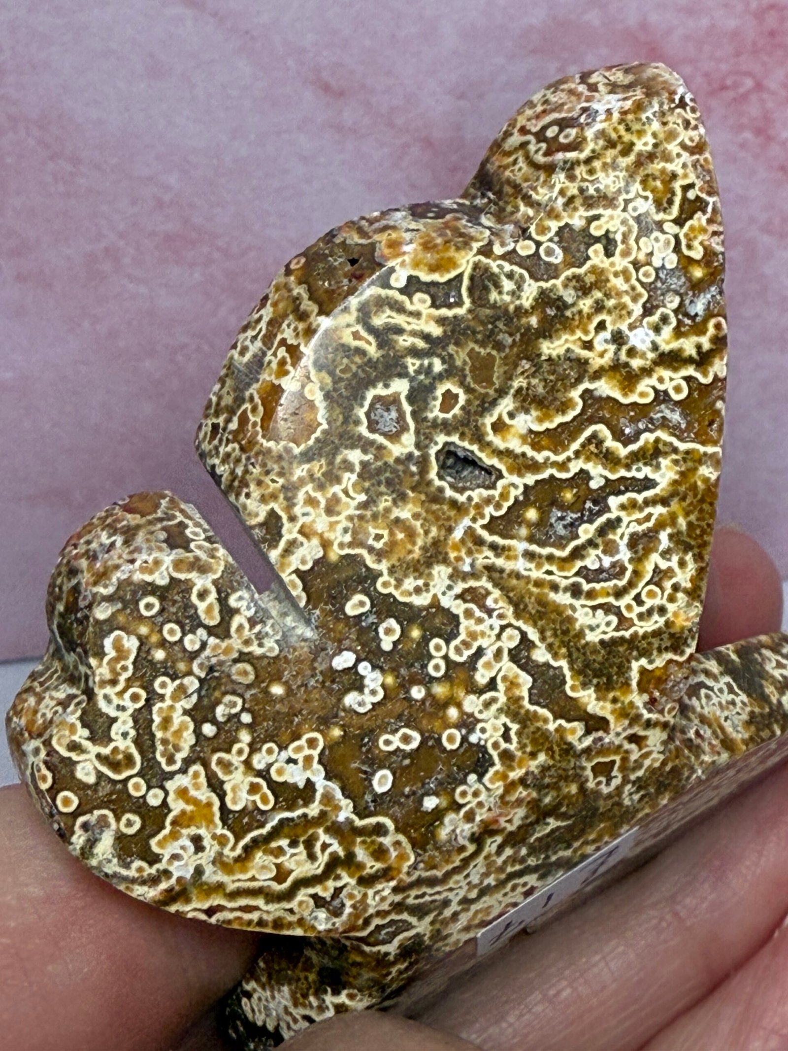 Indonesian Orbicular Jasper 3D Butterfly - Image 7