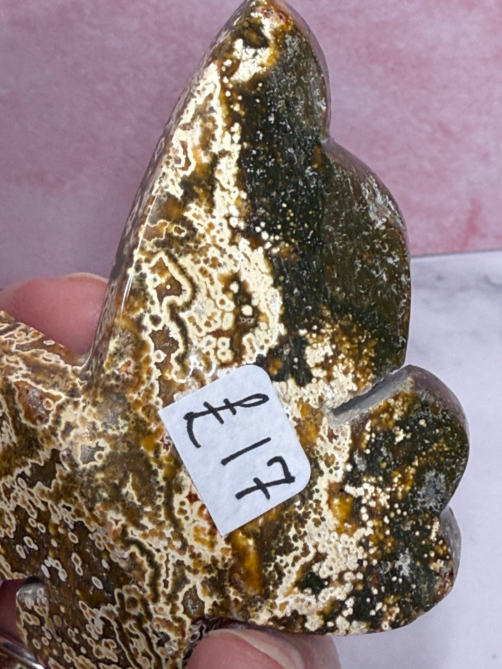 Indonesian Orbicular Jasper 3D Butterfly - Image 8