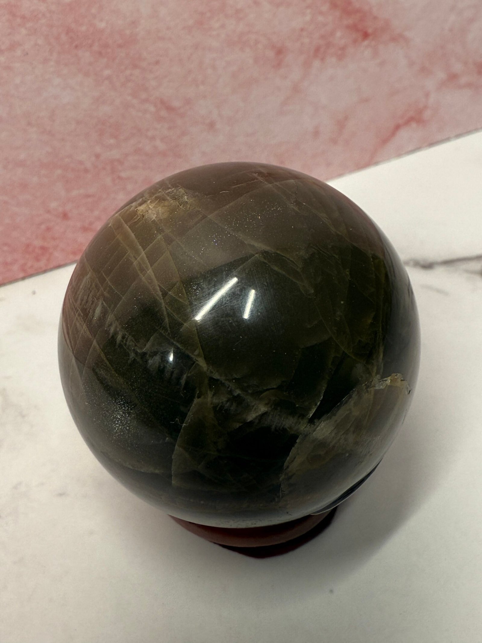 Black Moonstone Sphere - Image 3