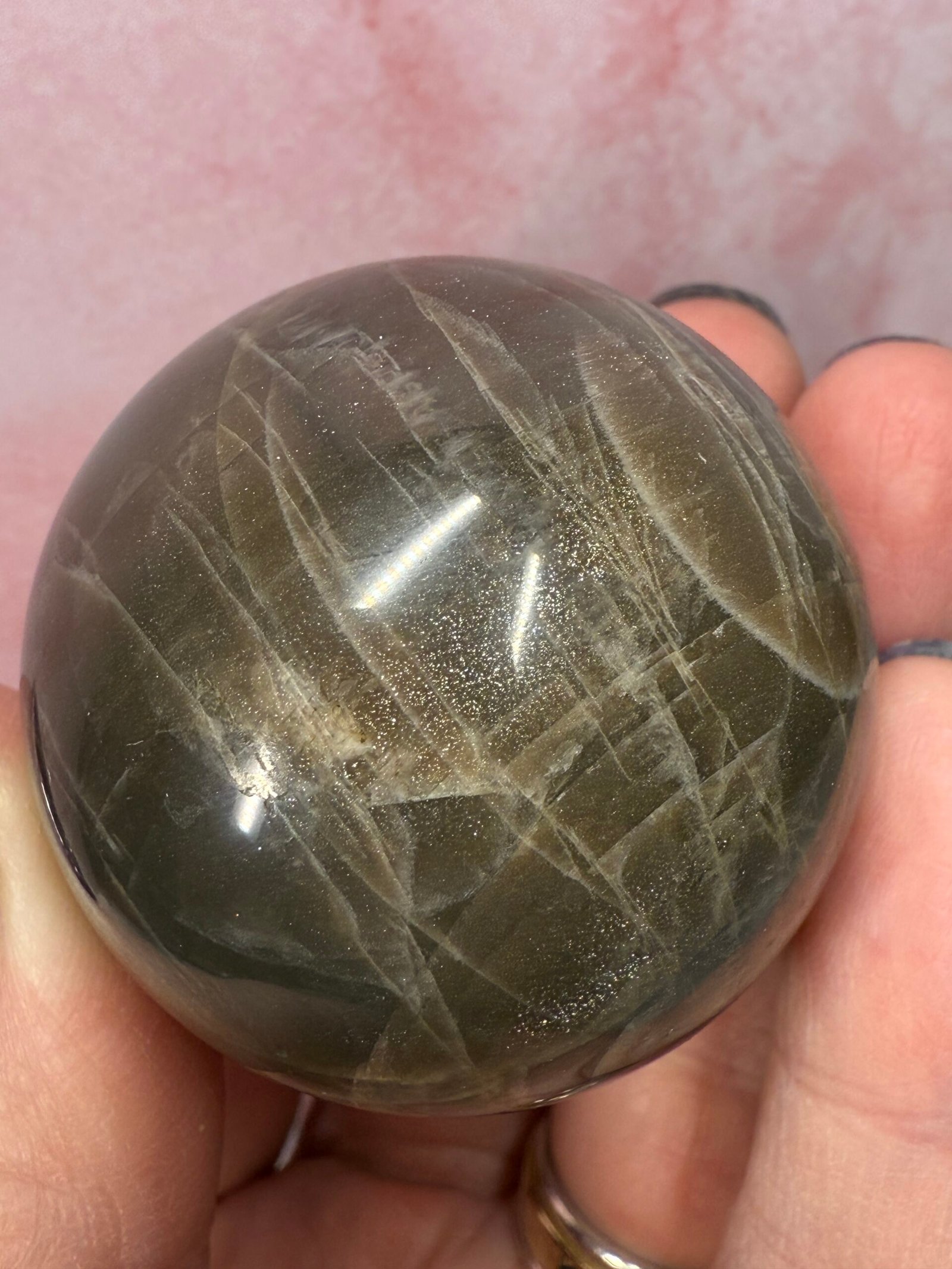 Black Moonstone Sphere - Image 5