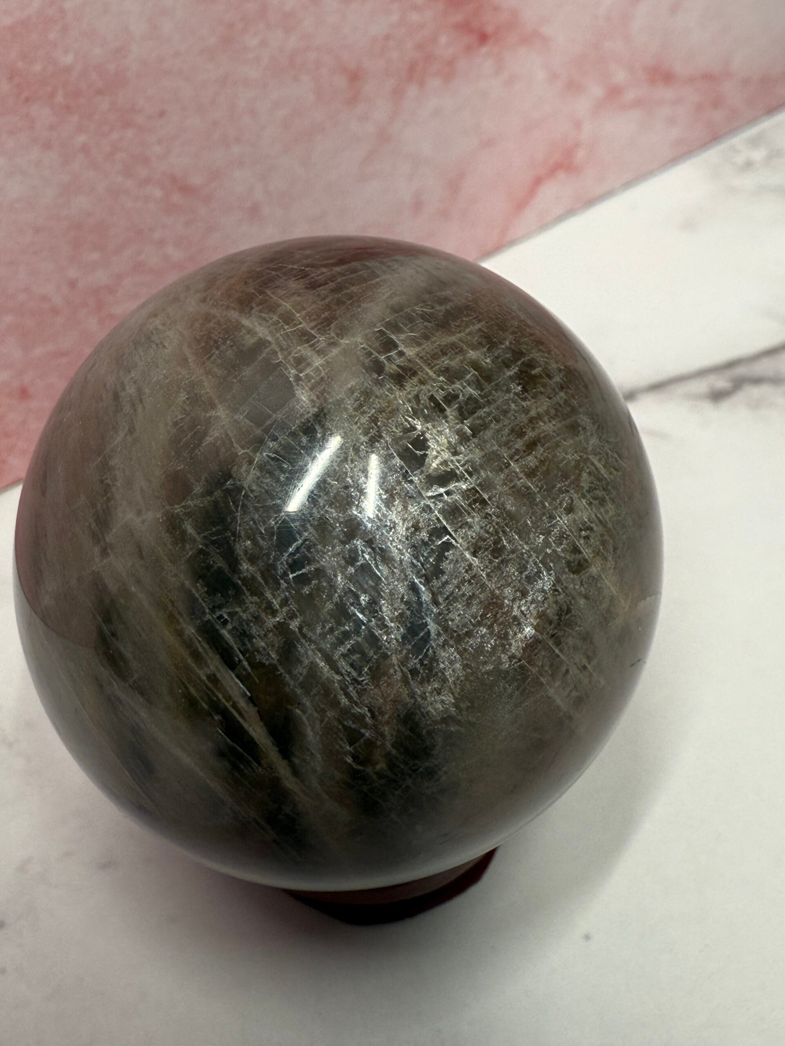 Black Moonstone Sphere - Image 2