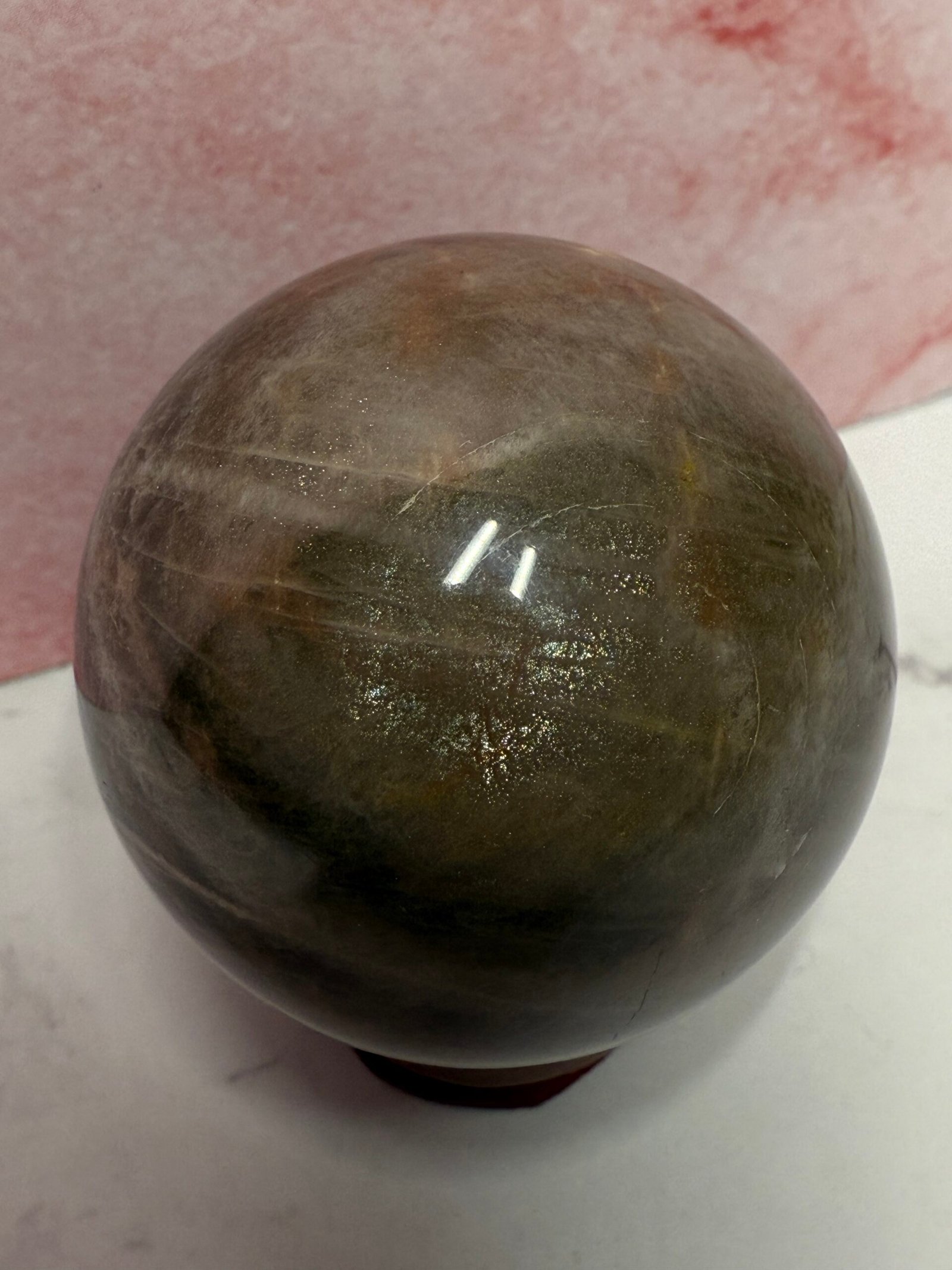 Black Moonstone Sphere - Image 3
