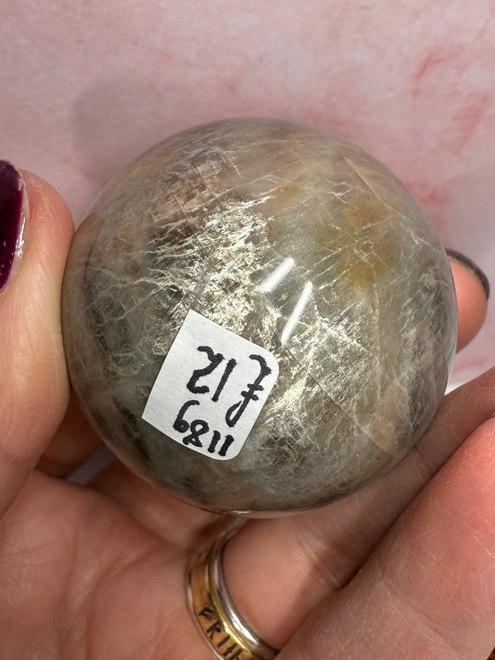 Black Moonstone Sphere - Image 5