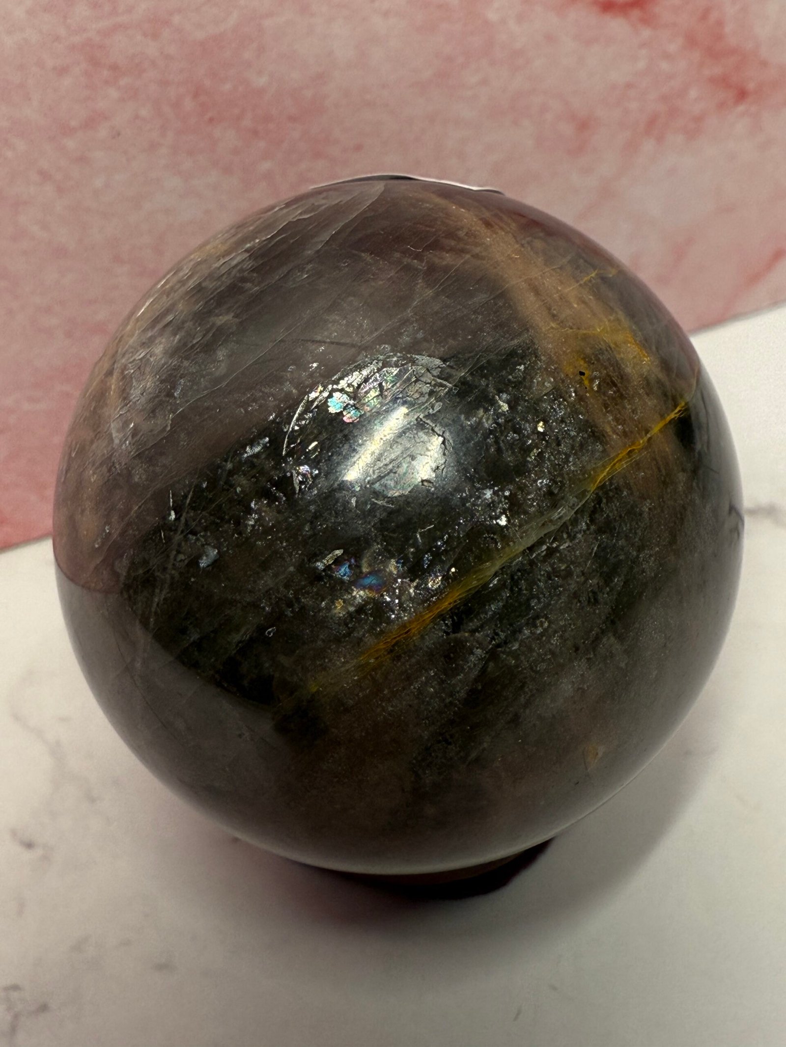 Black Moonstone Sphere - Image 3