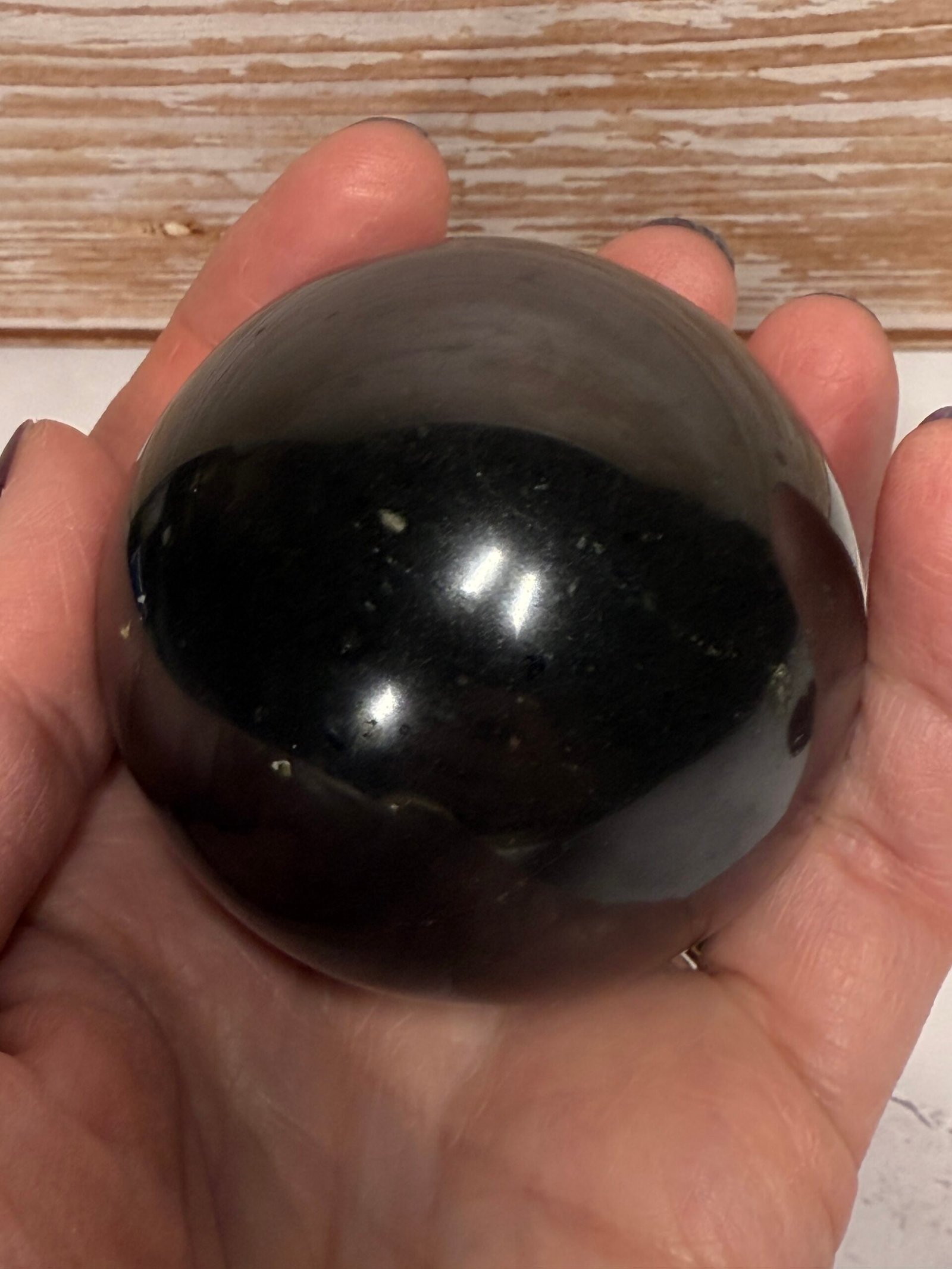 Black Tourmaline Sphere - Image 5