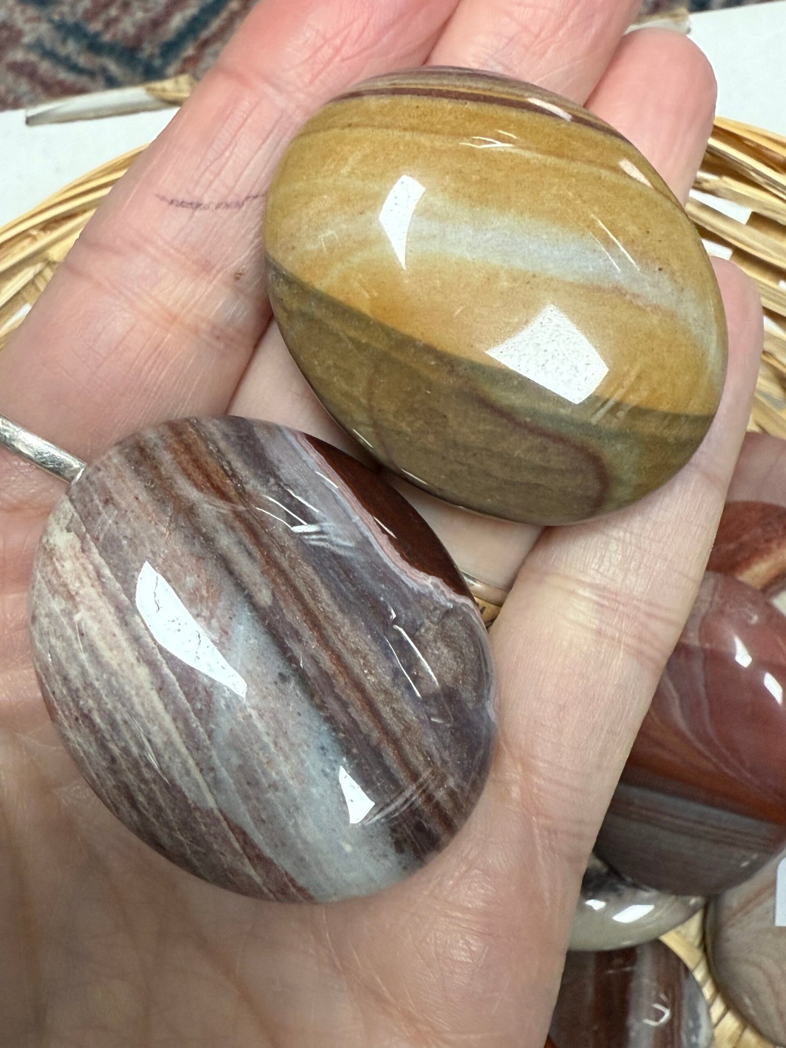 Polychrome Jasper Palm Stone - Image 4