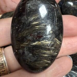 Arfvedsonite Palm Stone