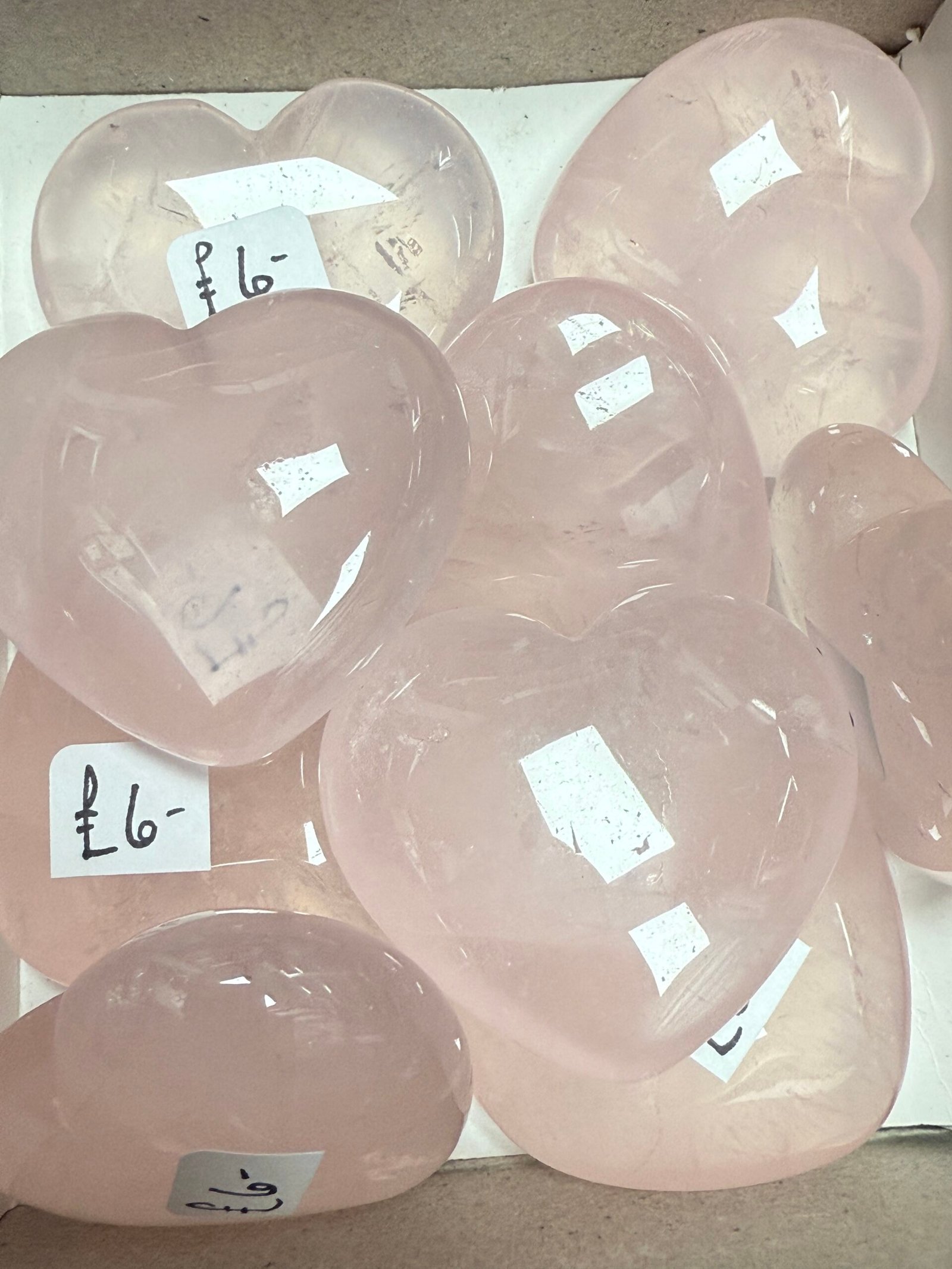 High Quality Rose Quartz Heart - Image 2