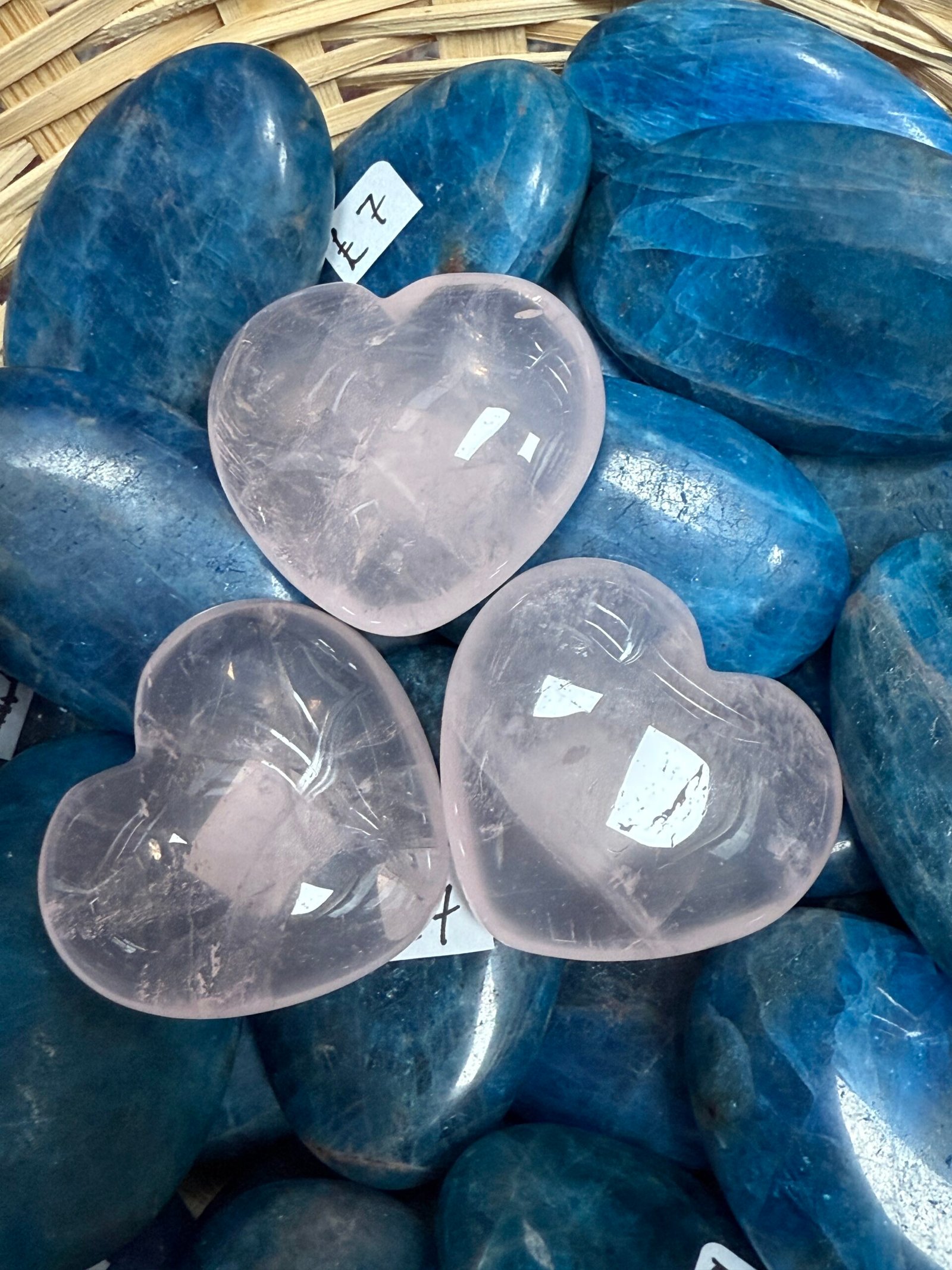 High Quality Rose Quartz Heart