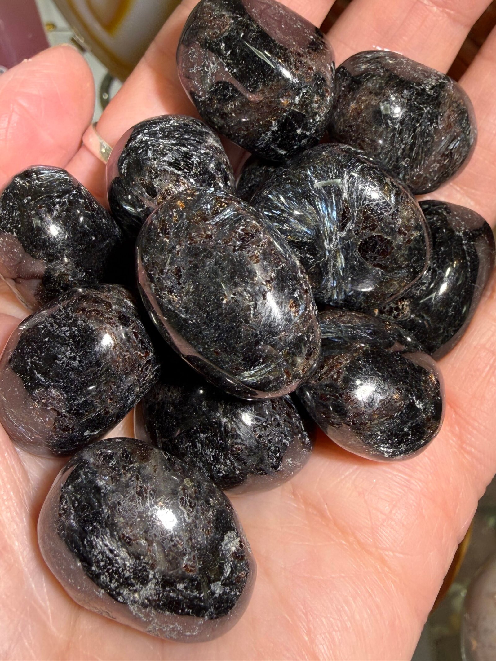 Arfvedsonite Tumblestone