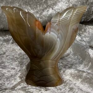 Carnelian Fish/Mermaids Tail Carving