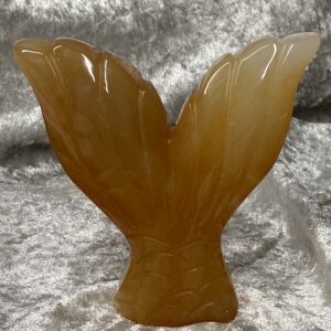 Carnelian Fish/Mermaid Tail Carving