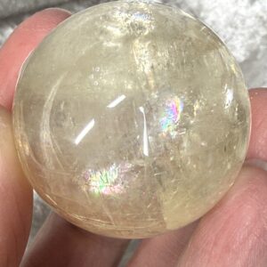 Honey Optical Calcite Sphere