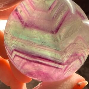 Rainbow Fluorite Sphere