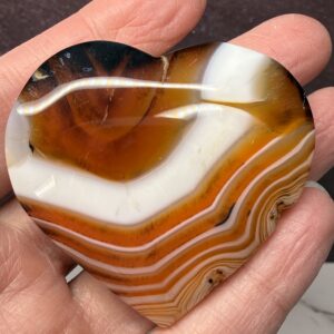 Sardonyx Agate Heart