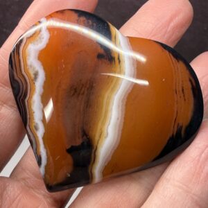 Sardonyx Agate Heart