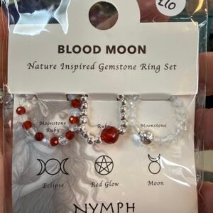 Nymph Nature Inspired Gemstone Ring Set