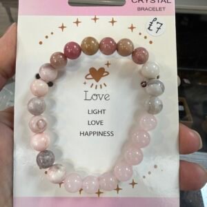 ‘Love’ Multi Crystal Bracelet