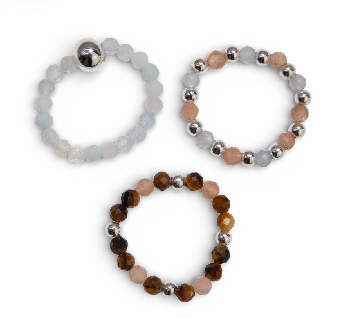 Nymph Nature Inspired Gemstone Ring Set - Image 11