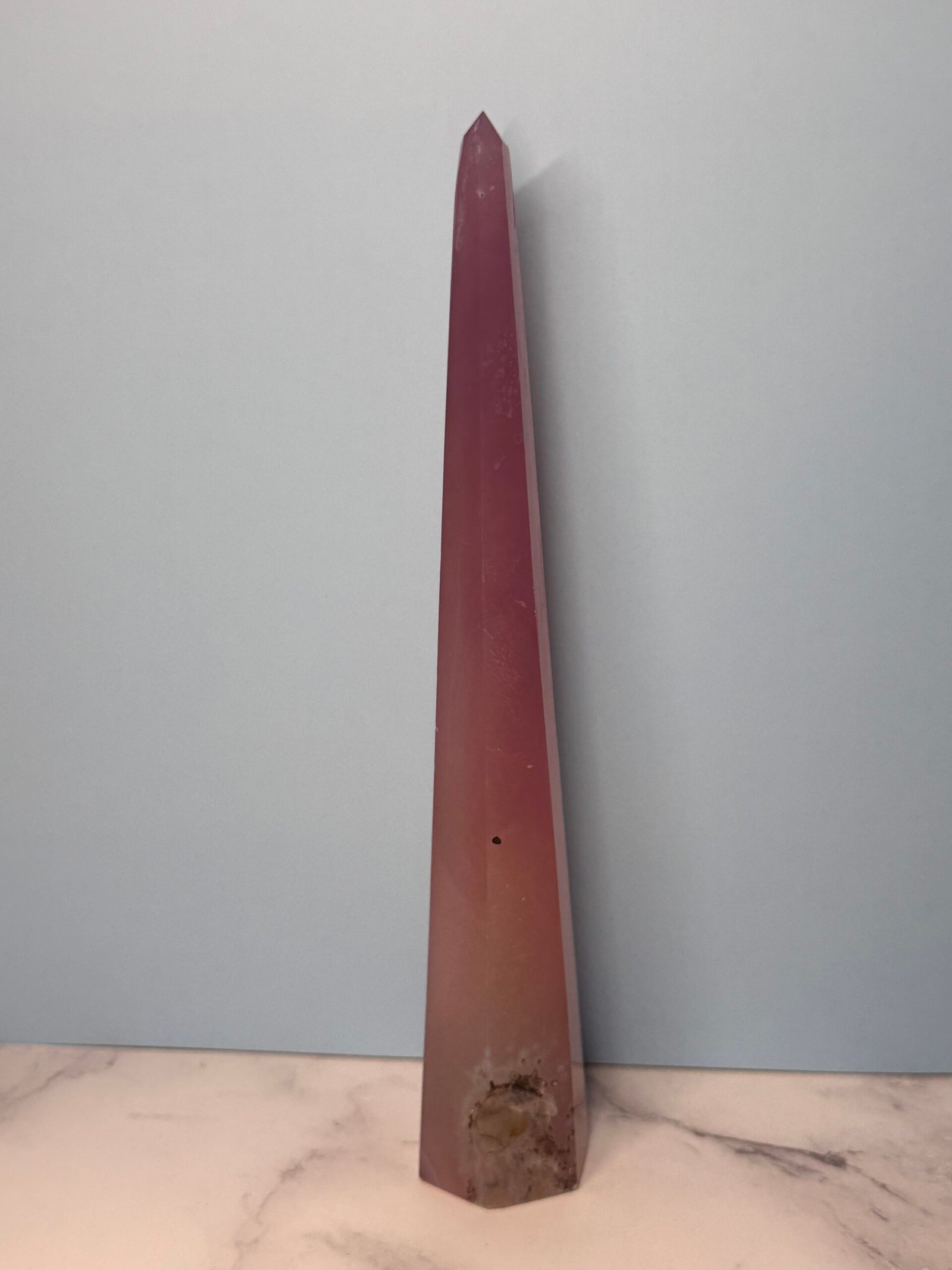 Pink Agate Tapered Tower