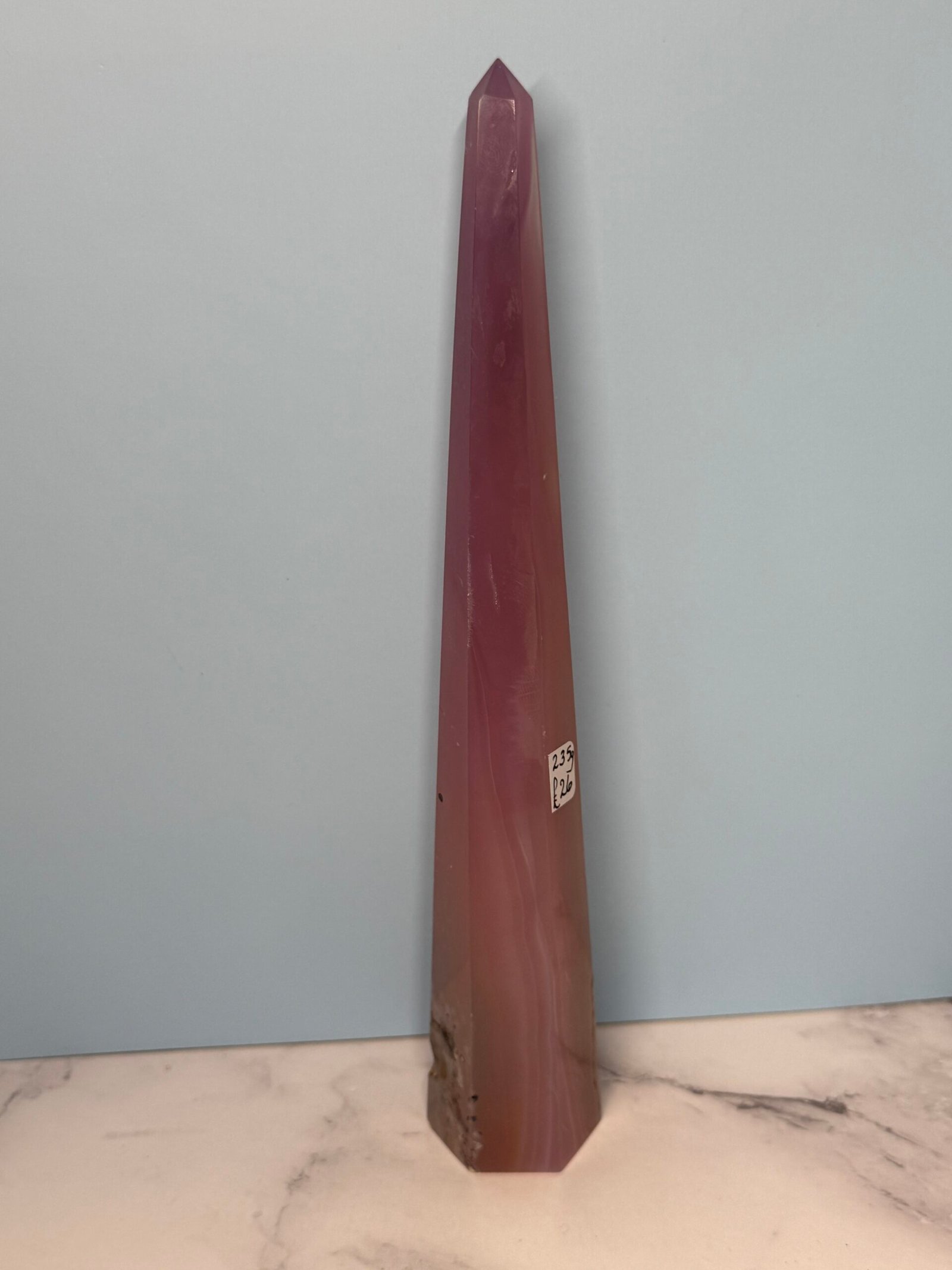 Pink Agate Tapered Tower - Image 3