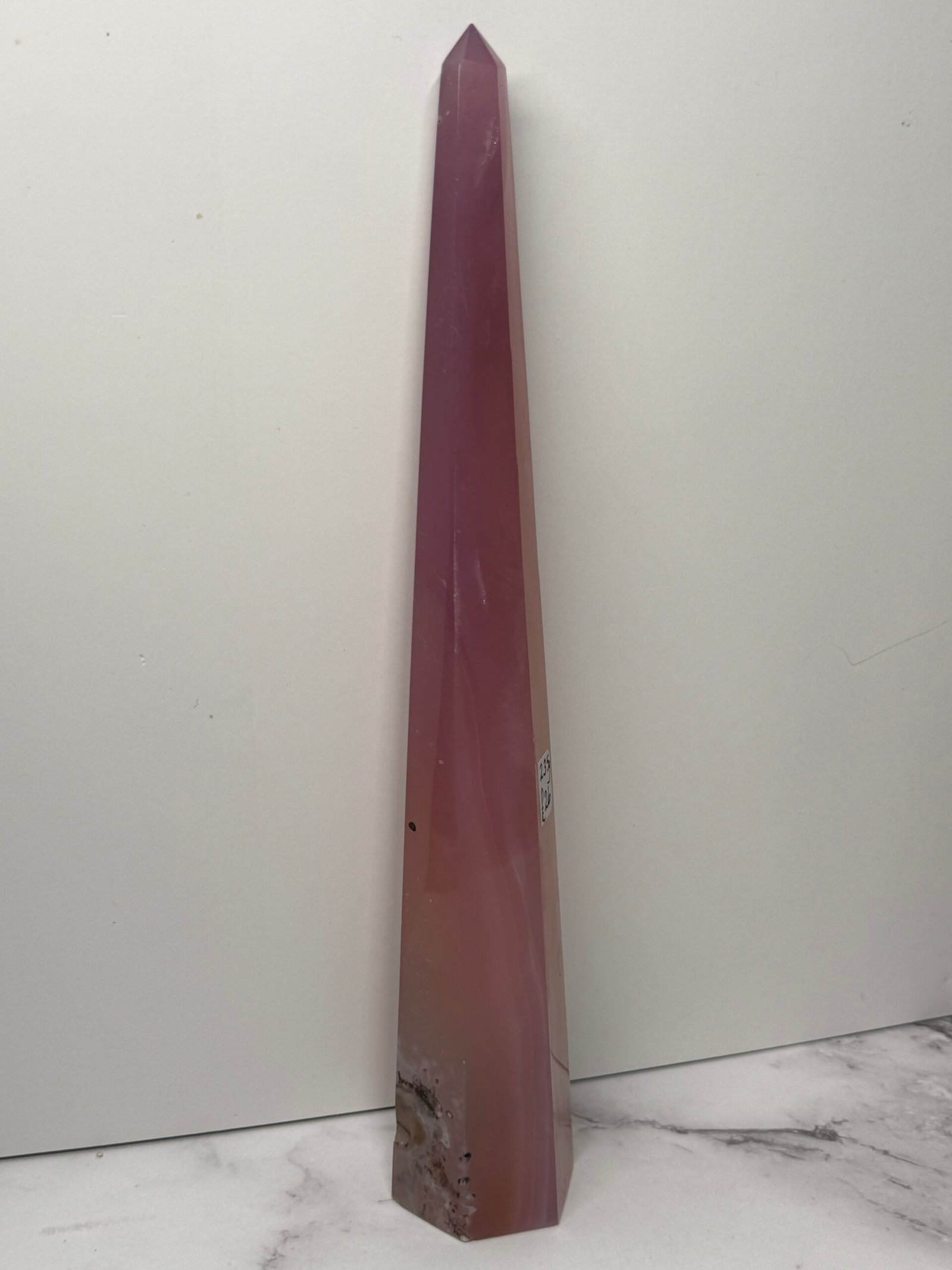 Pink Agate Tapered Tower - Image 4