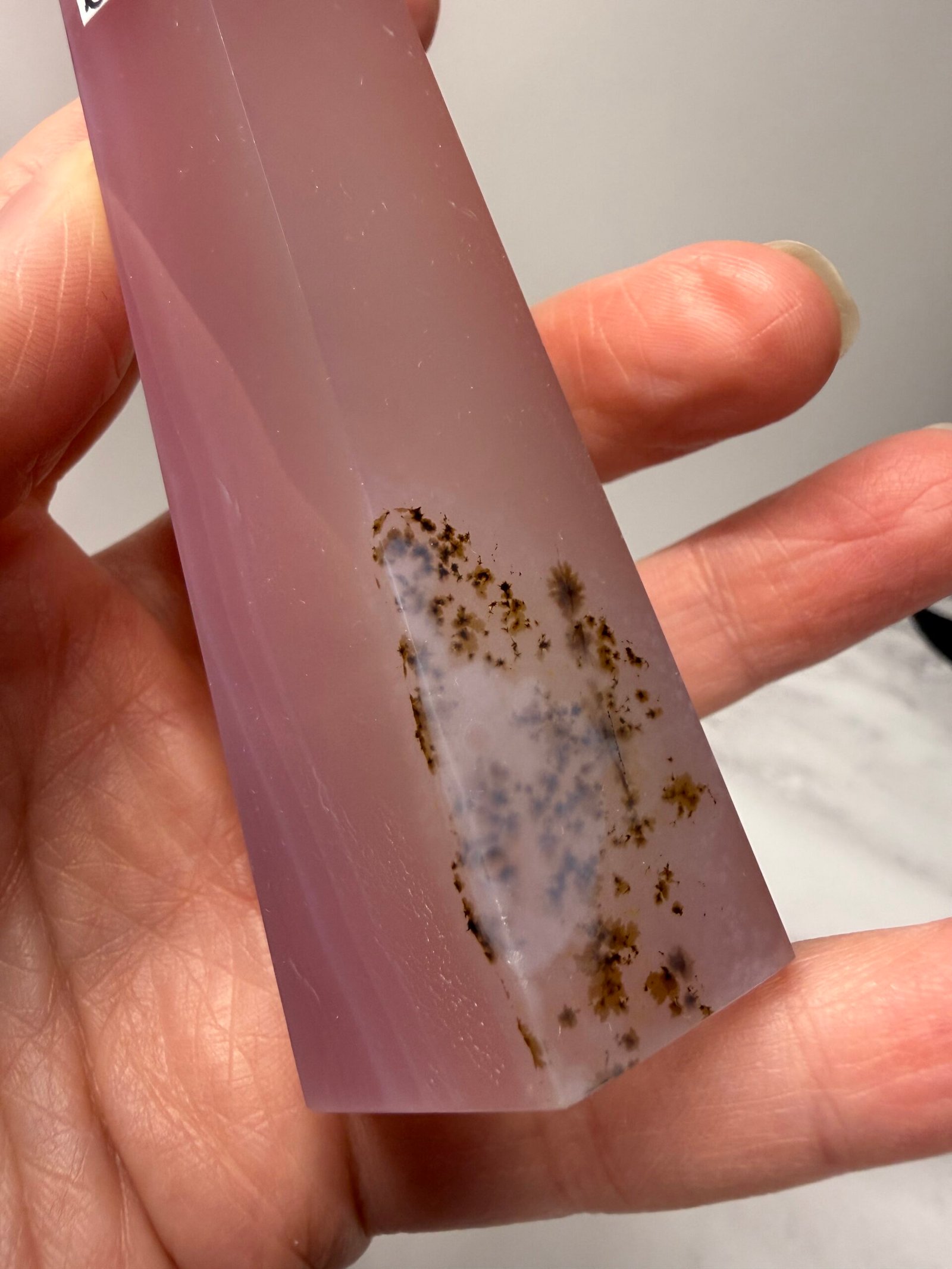 Pink Agate Tapered Tower - Image 8