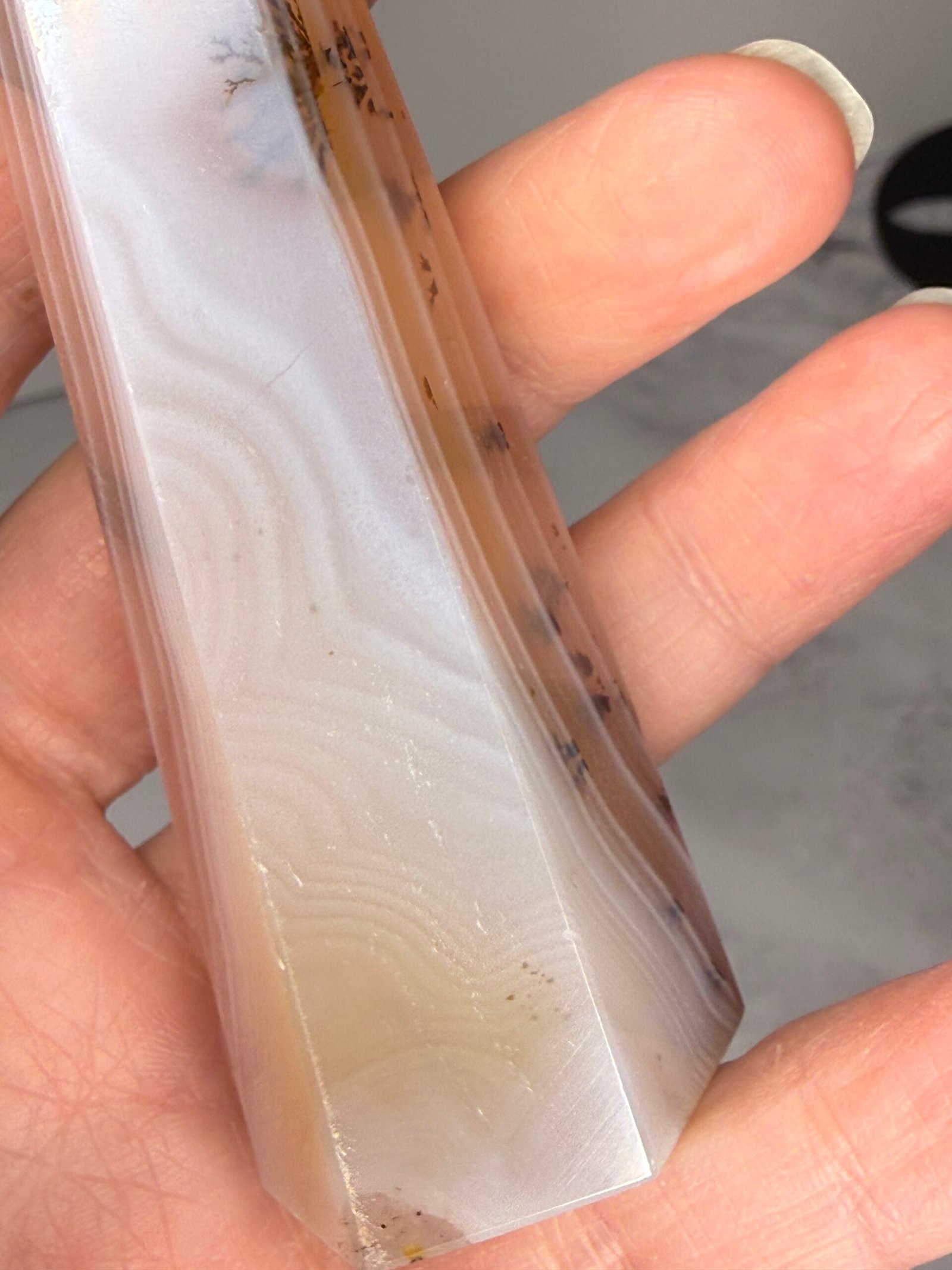 Pink Agate Tapered Tower - Image 10