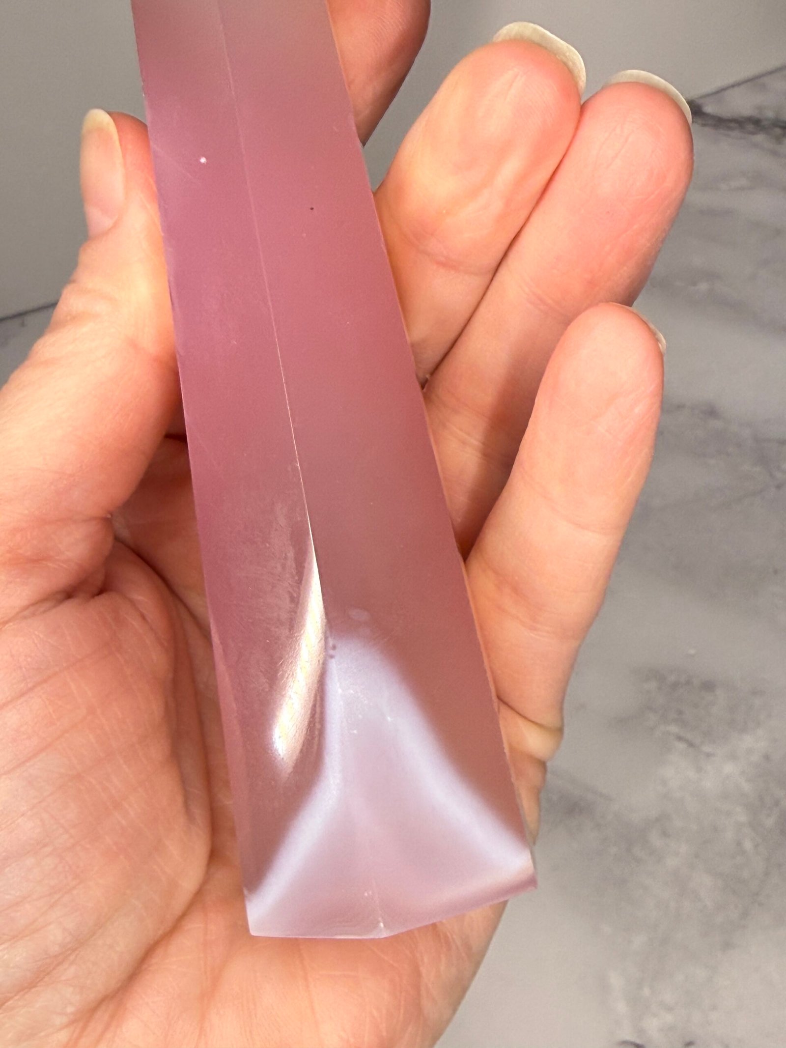 Pink Agate Tapered Tower - Image 8