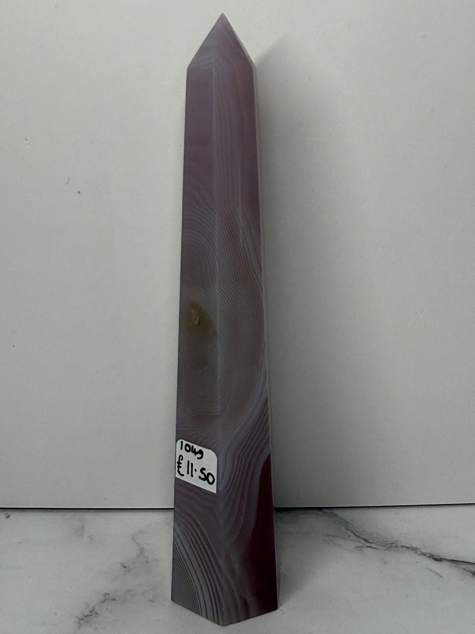 Pink Agate Tapered Tower - Image 2