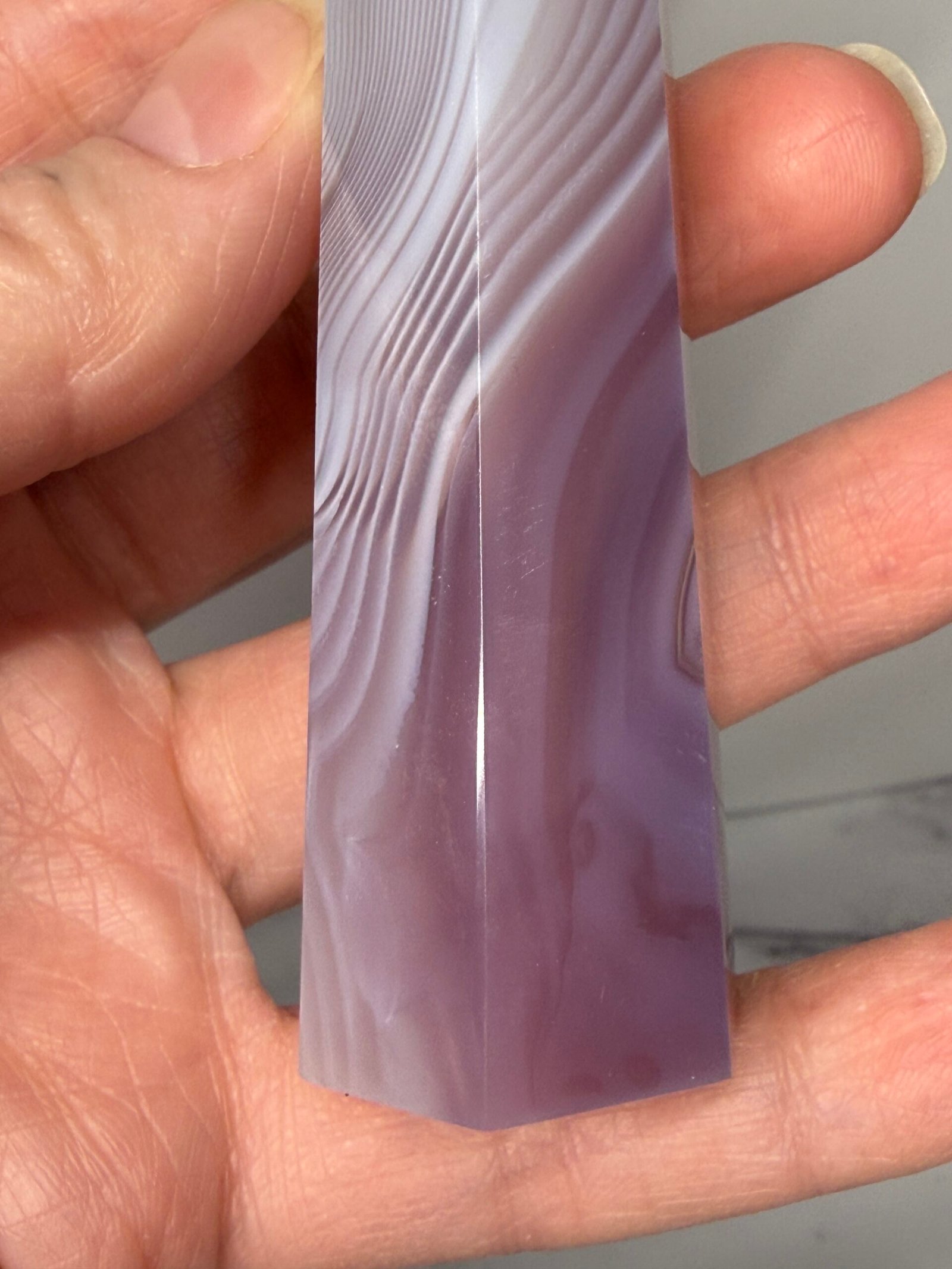 Pink Agate Tapered Tower - Image 7