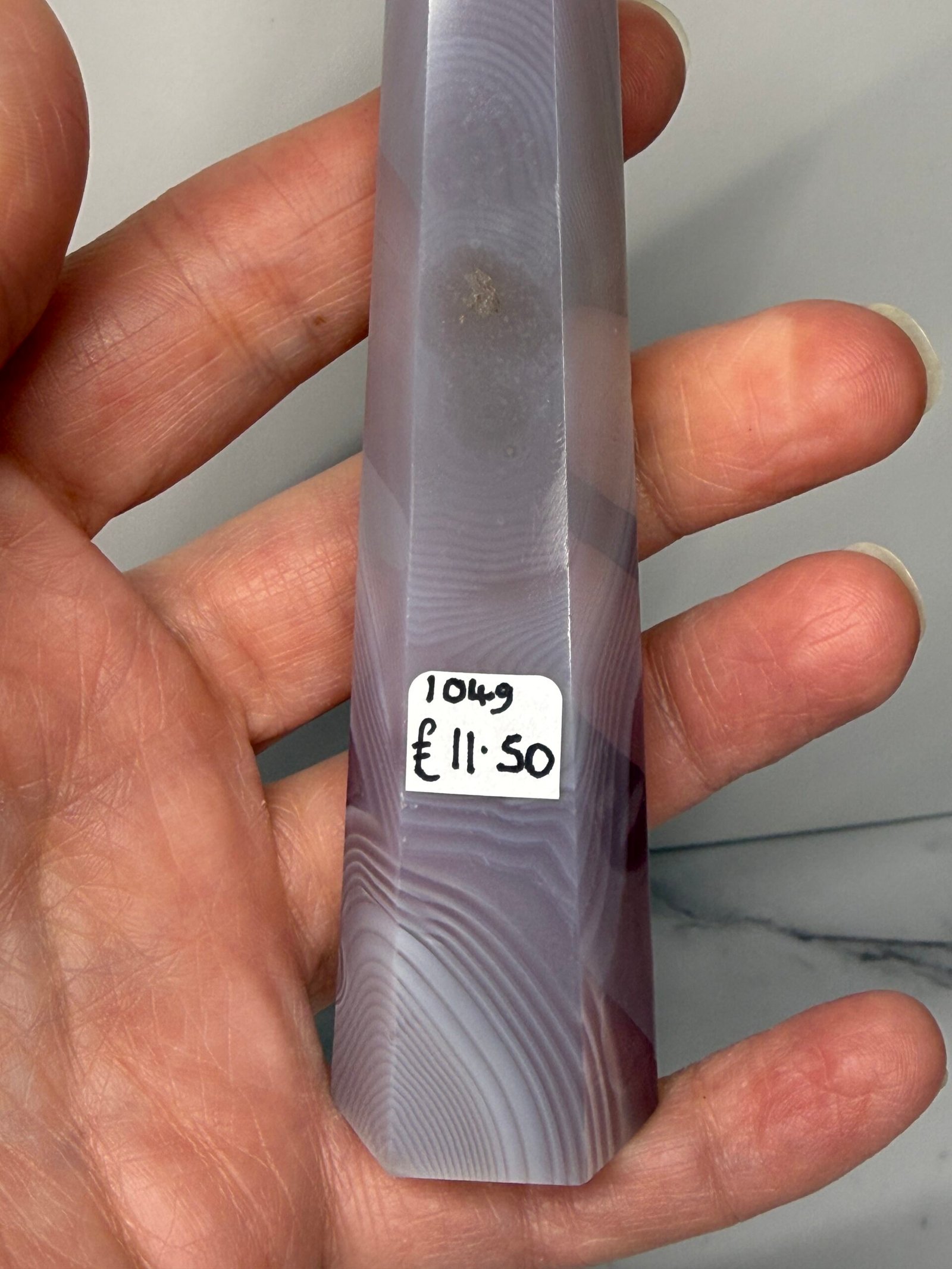 Pink Agate Tapered Tower - Image 12