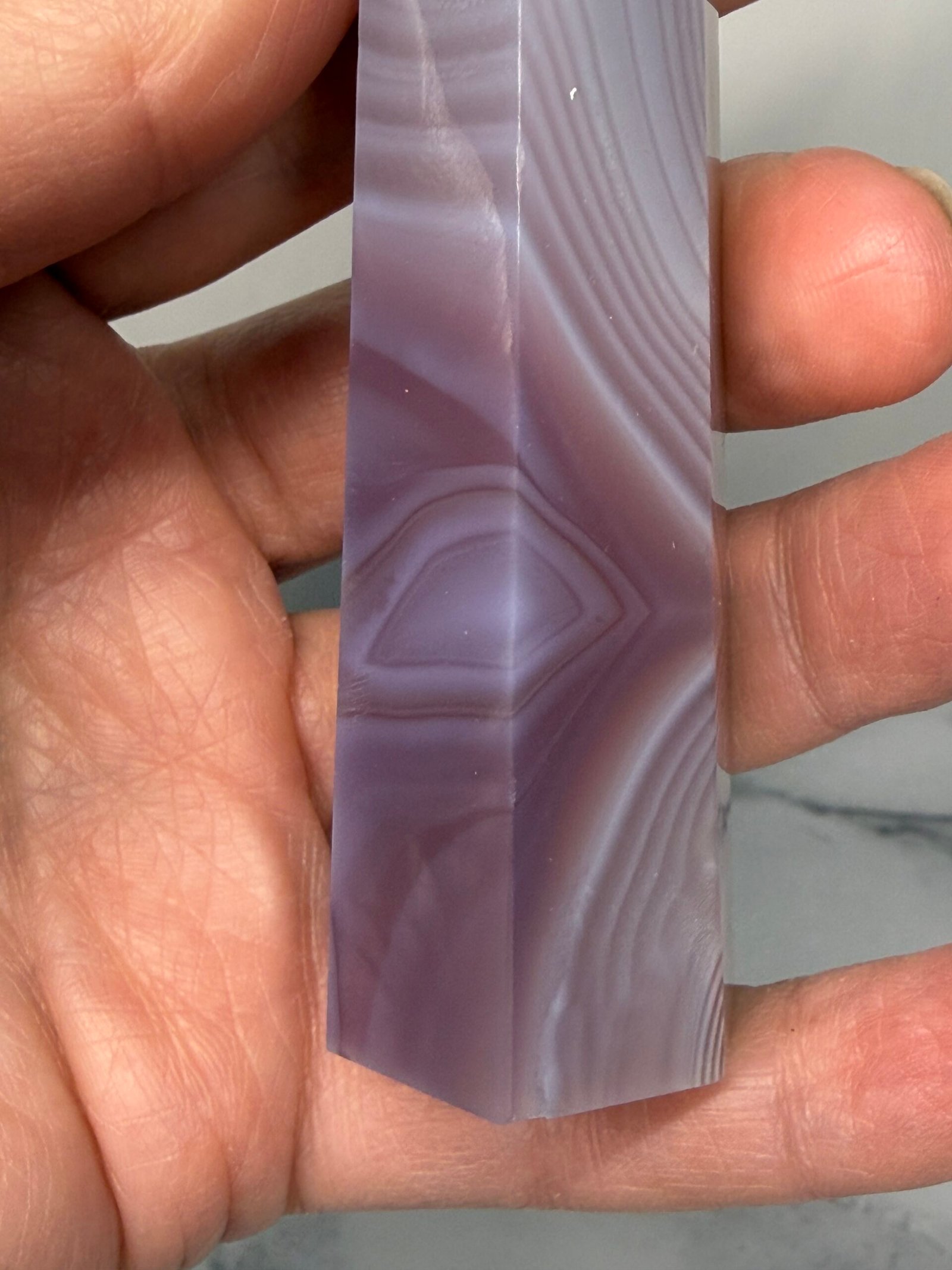 Pink Agate Tapered Tower - Image 10