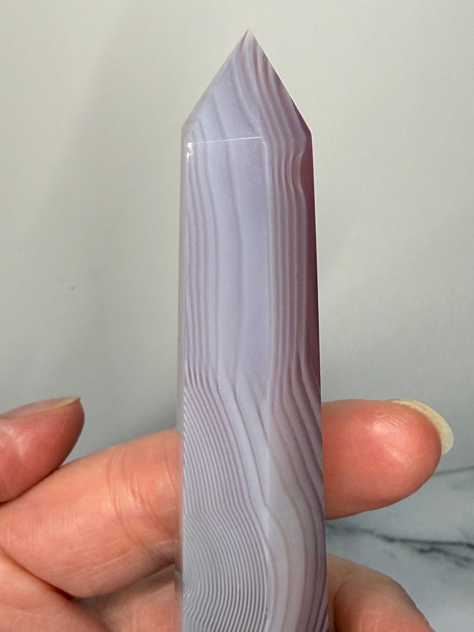 Pink Agate Tapered Tower - Image 14