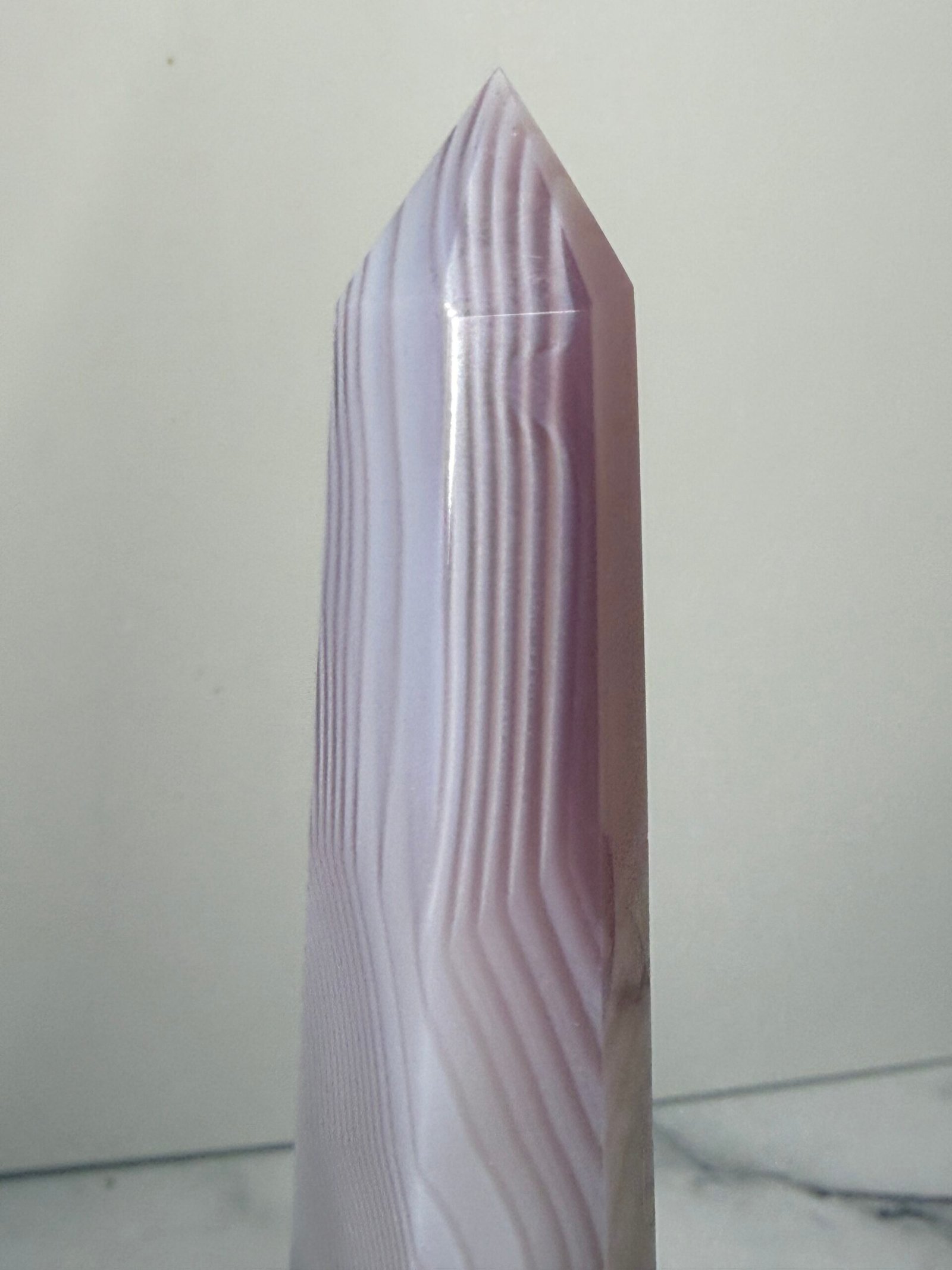 Pink Agate Tapered Tower - Image 13
